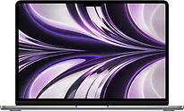 Apple MacBook Air 13.6 (Écran Retina Liquid True Tone) Puce M2 (GPU 8 cœurs) 8 Go RAM 256 Go SSD [Mi-2022, clavier anglais, QWERTY] gris sidéral