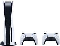 Sony PlayStation 5 825 Go [Édition disque incl. 2 manette sans fil DualSense] blanc