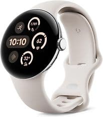 Google Pixel Watch 3 41 mm argent poli Bracelet sport chine [Wi-Fi]