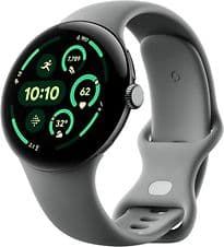 Google Pixel Watch 3 45 mm noisette mat Bracelet sport noisette [Wi-Fi]