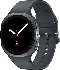 Samsung Galaxy Watch8 40 mm Boîtier aluminium graphite sur Sport en silicone S/M graphite [Wi-Fi]