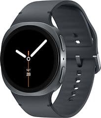 Samsung Galaxy Watch8 44 mm Boîtier aluminium graphite sur Sport en silicone M/L graphite [Wi-Fi + 4G]