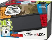 Nintendo 3DS Noire [incl. carte mémoire de 4Go, coques interchangeables]