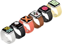 Apple Watch Series 5 (2019) 44 mm Rostfritt stål GPS + Cellular silver Sportband lå
