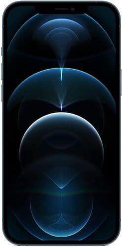 iPhone 12 Pro Max 256 GB Dual-SIM (eSIM, Nano-SIM) Stillahavsblå
