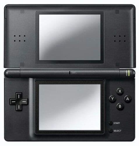 Nintendo DS Lite inkl. spel Svart Dr. Kawashimas hjärngympa (tysk version)