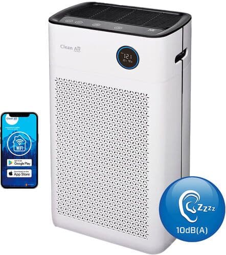 Clean Air Optima Intelligent HEPA UV-luftrenare CA-509Pro Smart vit/svart