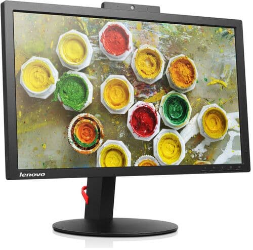Lenovo ThinkVision T2454p 24" Webcam svart