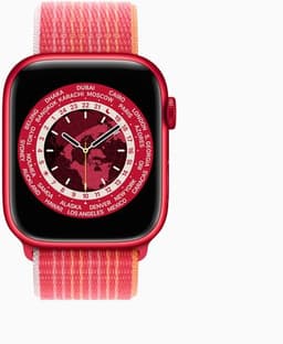 Apple Watch Series 8 Aluminium 41 mm (2022) GPS (PRODUCT)RED Sportloop (PRODUCT)RED