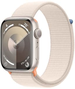 Apple Watch Series 9 Aluminium 41 mm (2023) GPS + Cellular Stjärnglans Sport Loop Polarstern