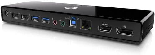 HP 3005pr USB 3.0 Docking Station inkl. 65W strömförsörjningsenhet