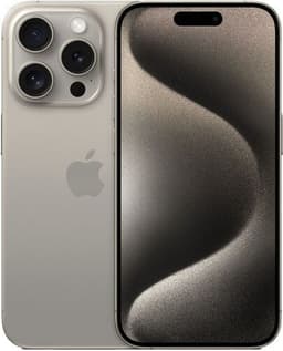 iPhone 15 Pro 256 GB Dual-SIM (eSIM, Nano-SIM) Naturligt titan