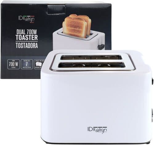 Italian Design Dual Brödrost vit