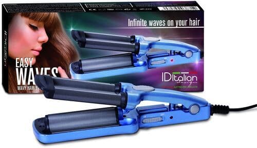 Italian Design Easy Waves Hårplättare blå