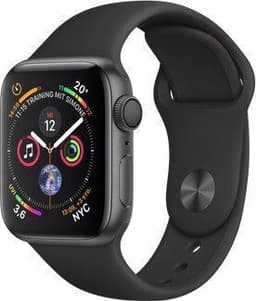 Apple Watch Series 4 (2018) 40 mm aluminium GPS grå svart sportarmband