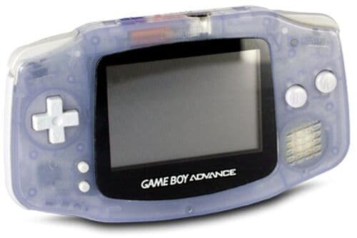 Nintendo Game Boy Advance Transparent Blå