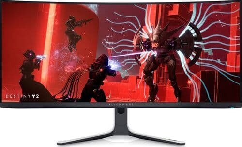 Dell Alienware AW3423DW 34.18" med stativ vit/svart