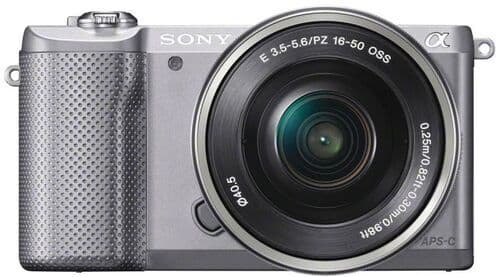 Sony Alpha 5000 AF E 16-50mm 3.5-5.6 OSS PZ silver