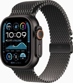 Apple Watch Ultra 2 (2024) GPS + Cellular svart milanesiskt armband svart Medium
