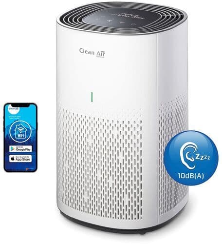 Clean Air Optima Intelligent HEPA joniserande luftrenare CA-505 Smart vit/grå