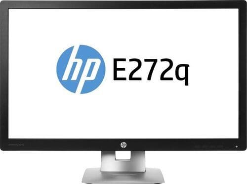HP EliteDisplay E272q 27" silver/svart