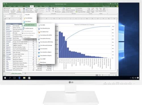 LG 24BK550Y-W 23.8" Vit