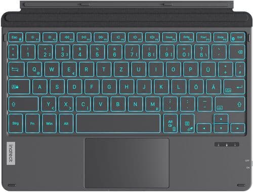 Inateck avtagbart Bluetooth Surface Go tangentbord Surface Go 4/3/2/1 grå