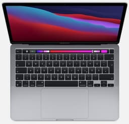 Apple MacBook Pro 2020 M1 13.3" 8 GB 512 GB SSD rymdgrå DE