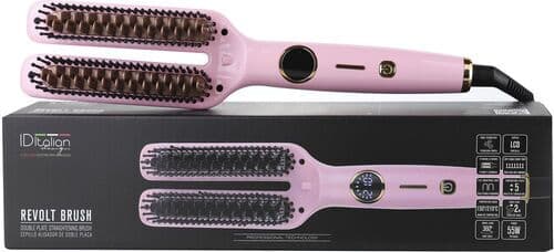 Italian Design Revolt Plattborste rosa