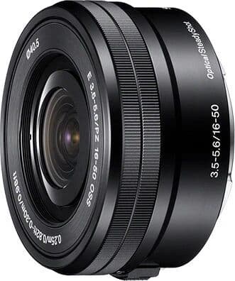 Sony E PZ 16-50mm 3.5-5.6 OSS Svart