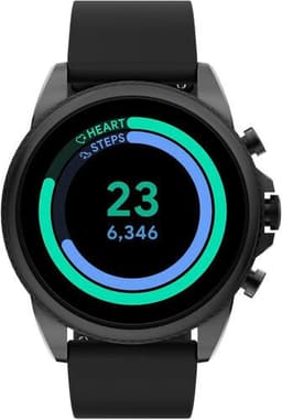 Fossil Gen 6 (2021) 42 mm silver svart