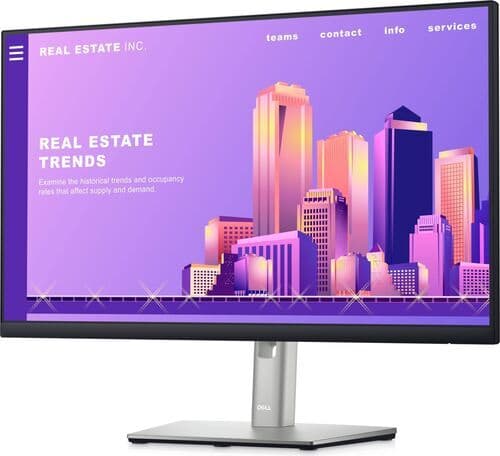 Dell P2422H 23.8" svart/grå med stativ
