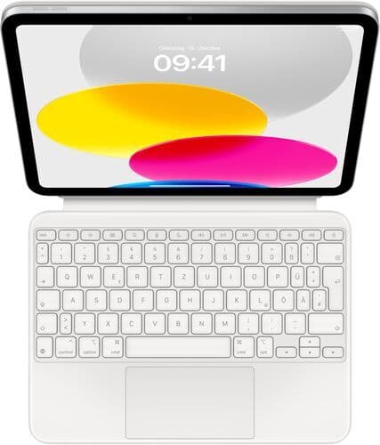 Apple Magic Keyboard (iPad) iPad 11 10.9" 2025, iPad 10 10.9" 2022 (MQDP3D/A) Vit DE