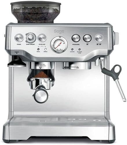 Sage BES875 The Barista Express Espresso Kaffemaskin silver