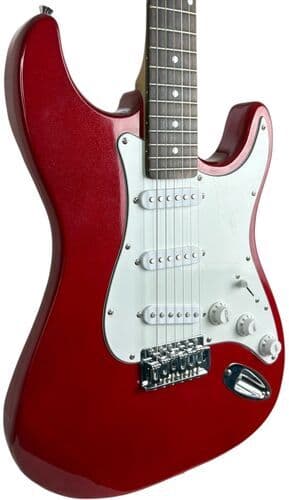 Vision Stratocaster - röd röd