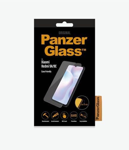 Xiaomi skärmskydd PanzerGlass Xiaomi Redmi 9A/9C Clear Glass