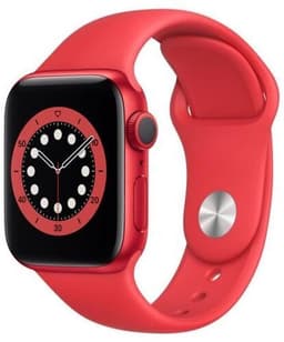 Apple Watch Series 6 Aluminium 40 mm (2020) GPS + Cellular röd Sportband röd