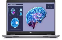 Dell Precision 7680 i9-13950HX 16" 128 GB 2 TB SSD Bakgrundsbelyst tangentbord RTX A1000 Win 11 Pro DE