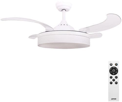 Zephir ZFL4106BMY23 Takfläkt vit
