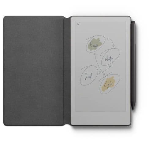 reMarkable Paper Pro Move Paper Tablet silver Book Folio Premium leather black Marker Plus
