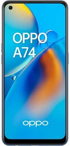 Oppo A74 6 GB 128 GB Dual-SIM Midnattsblå
