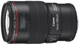 Canon EF 100mm 2.8 L Makro IS USM Svart