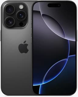 iPhone 16 Pro 256 GB Dual-SIM (2 x eSIM) svart titan