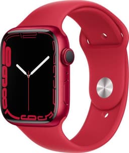 Apple Watch Series 7 Aluminium 41 mm (2021) GPS + Cellular röd Sportband röd