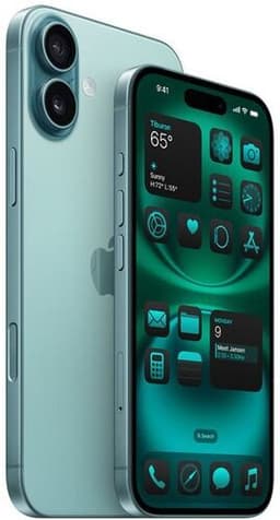 iPhone 16 128 GB Dual-SIM (2 x eSIM) blågrön