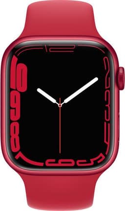 Apple Watch Series 7 Aluminium 41 mm (2021) GPS röd rött sportarmband
