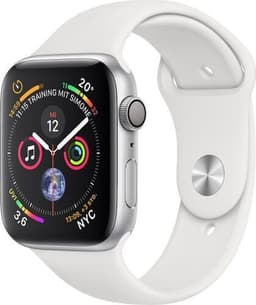 Apple Watch Series 4 (2018) 44 mm aluminium GPS silver vitt sportarmband
