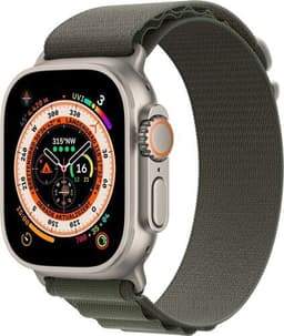 Apple Watch Ultra 2 (2023) GPS + Cellular silver Alpine Loop grön Large