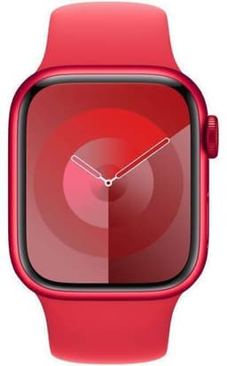 Apple Watch Series 9 Aluminium 41 mm (2023) GPS + Cellular röd Sportband röd M/L