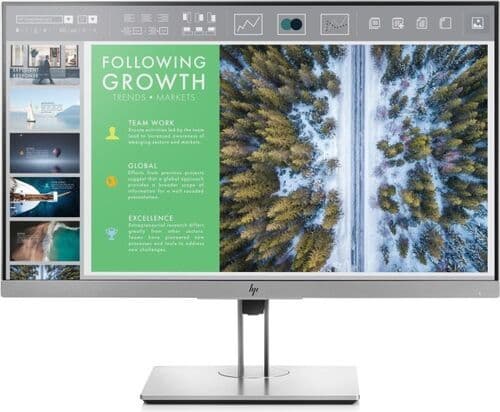 HP EliteDisplay E243 23.8" svart/silver med stativ